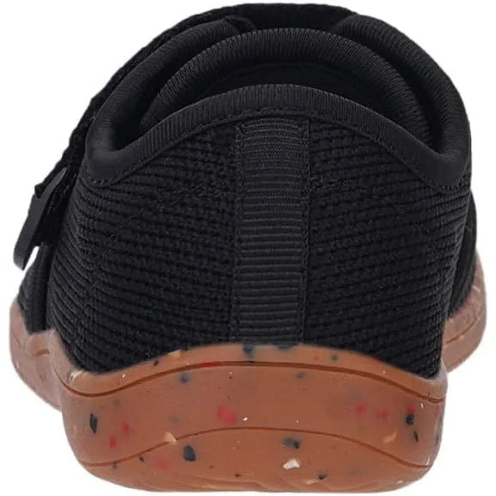 Whitin Toddler Boys 6.5 Black Sneakers Hook Loop Close Round Toe Barefoot Shoes